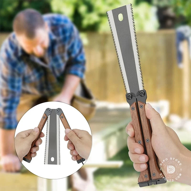 Double-Sided Folding Saw