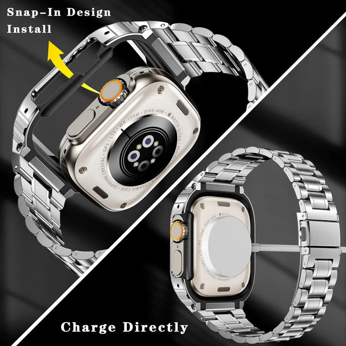 🔥New Year Sale🔥Watch Stainless Steel Band Alloy Case