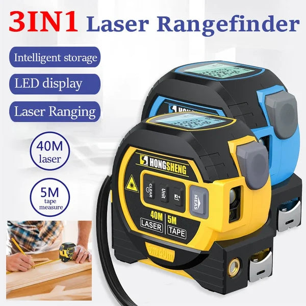 3 in 1 Infrared Laser Tape Measuring Instrument