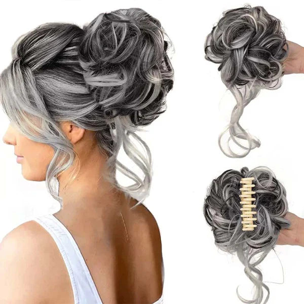 Curly Bun Hair Piece