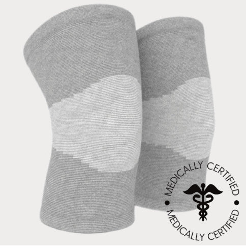 Bamboo knee sleeve for immediate pain relief.