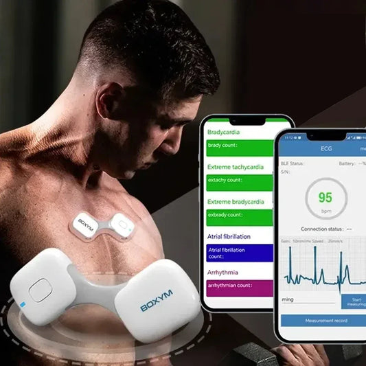 24 hour electrocardiogram monitor bluetooth wearable