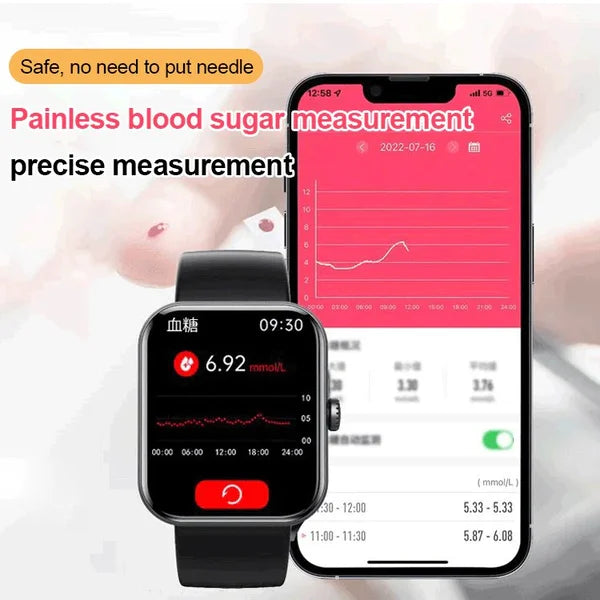 49% Exclusive Offer❤️[All day monitoring of heart rate and blood pressure] Bluetooth fashion smartwatch