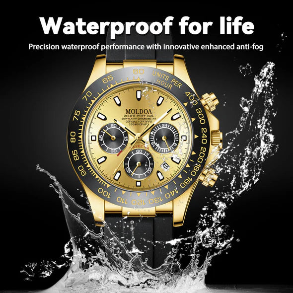 Binger Genuine Luxury Multifunction Diamond Luminous Waterproof Watches