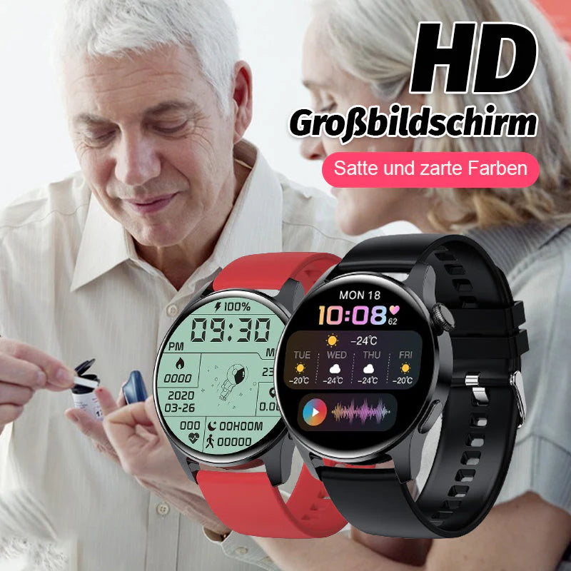 Herzfrequenz-Blutzuckerüberwachung, Bluetooth-Anruf-Sportuhr/Heart rate blood sugar monitoring, Bluetooth call sports watch