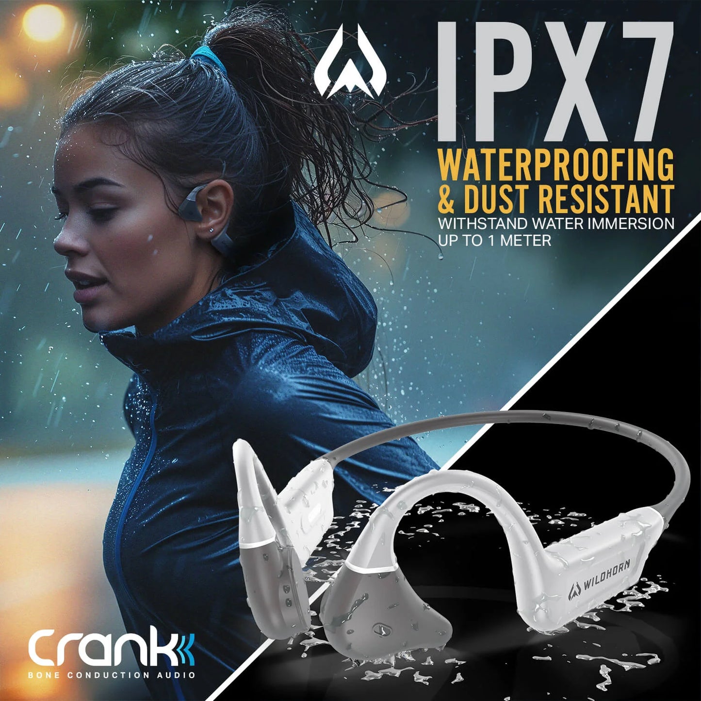 CRANK SPORT BONE CONDUCTION HEADPHONES