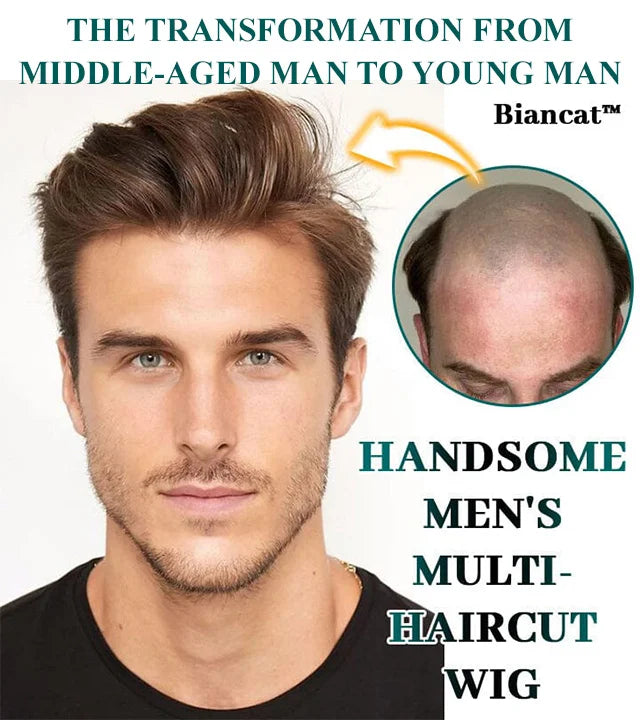 🔥LAST DAY Promotion 49% OFF🔥Handsome men's wig