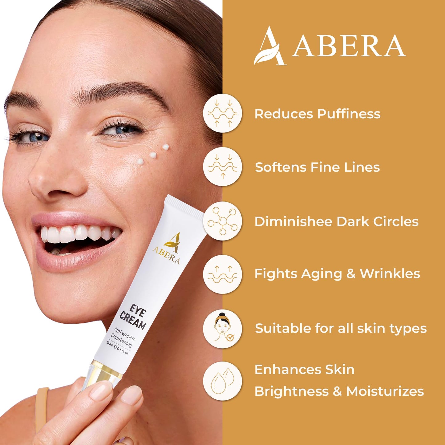 ABERA Natural Bringtening Eye Cream