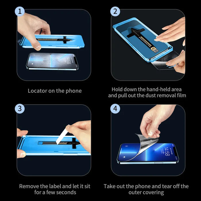 📱Invisible Artifact Screen Protector -Dust Free Without Bubbles