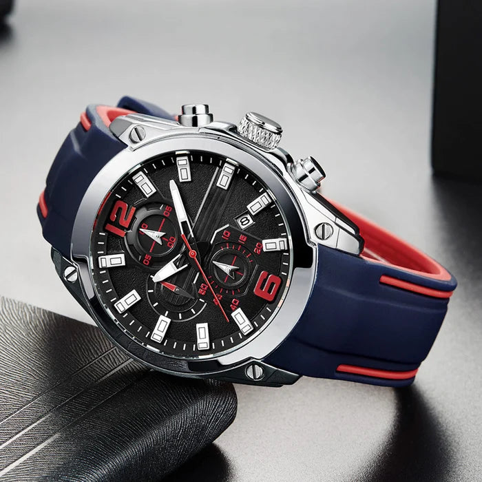 Men's multifunctional chronograph watch