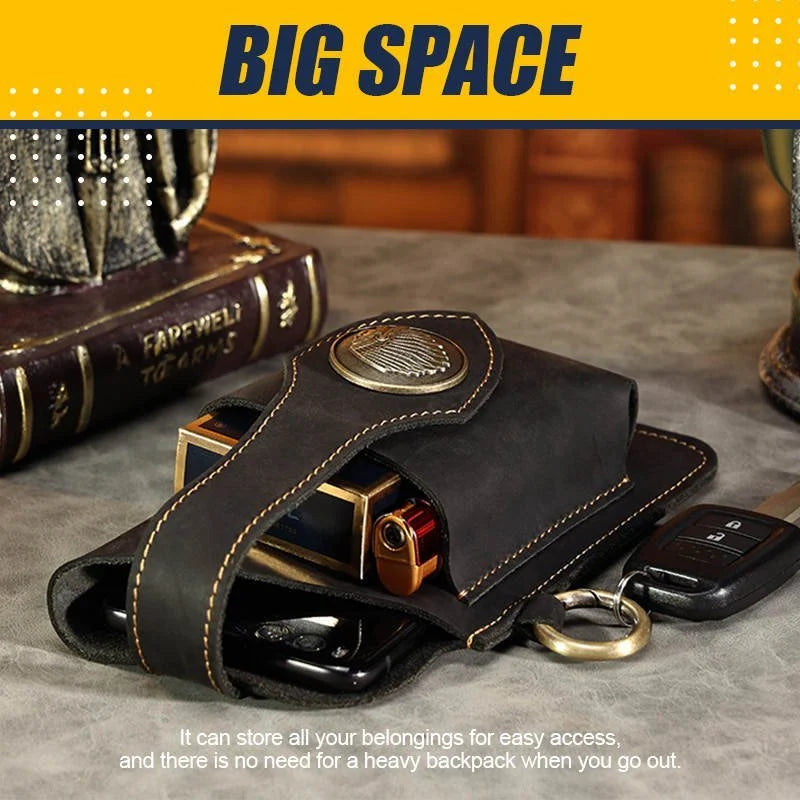 🔥Multifunctional Leather Mobile Phone Bag