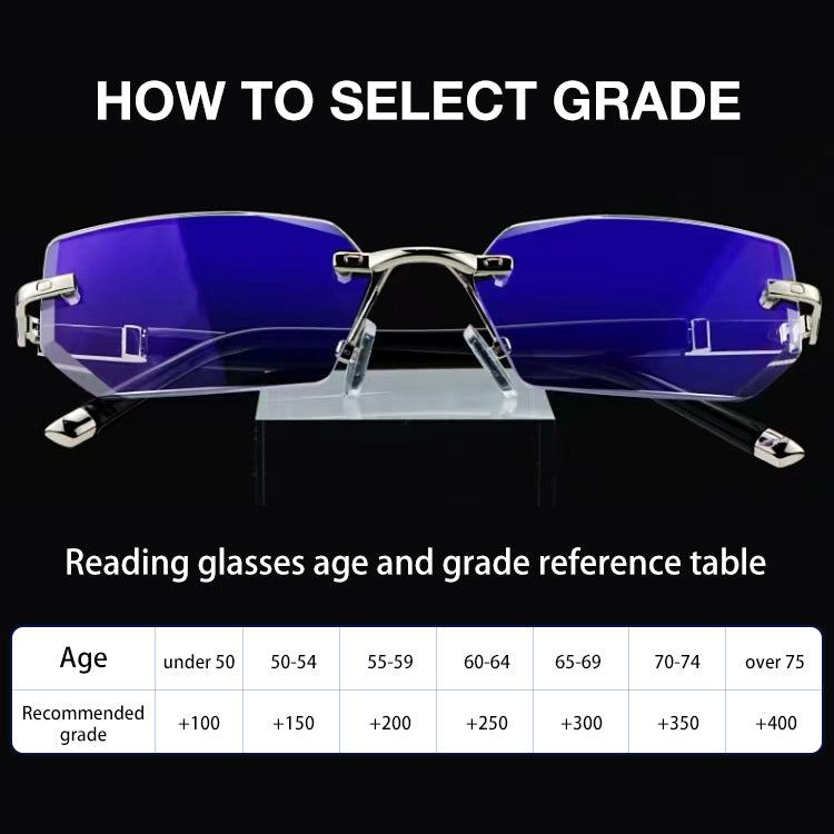 2024 fashionable diamond-cut progressive men reading glasses