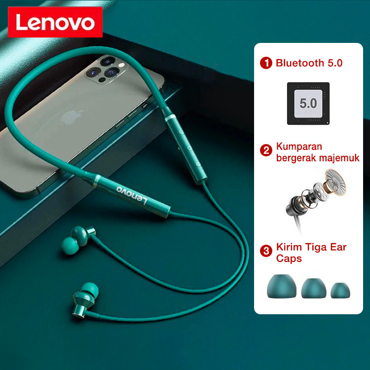 🔥LAST DAY Promotion 48% OFF🔥Lenovo XE05 Bluetooth Neckband Earphone - 100% Original with one year warranty