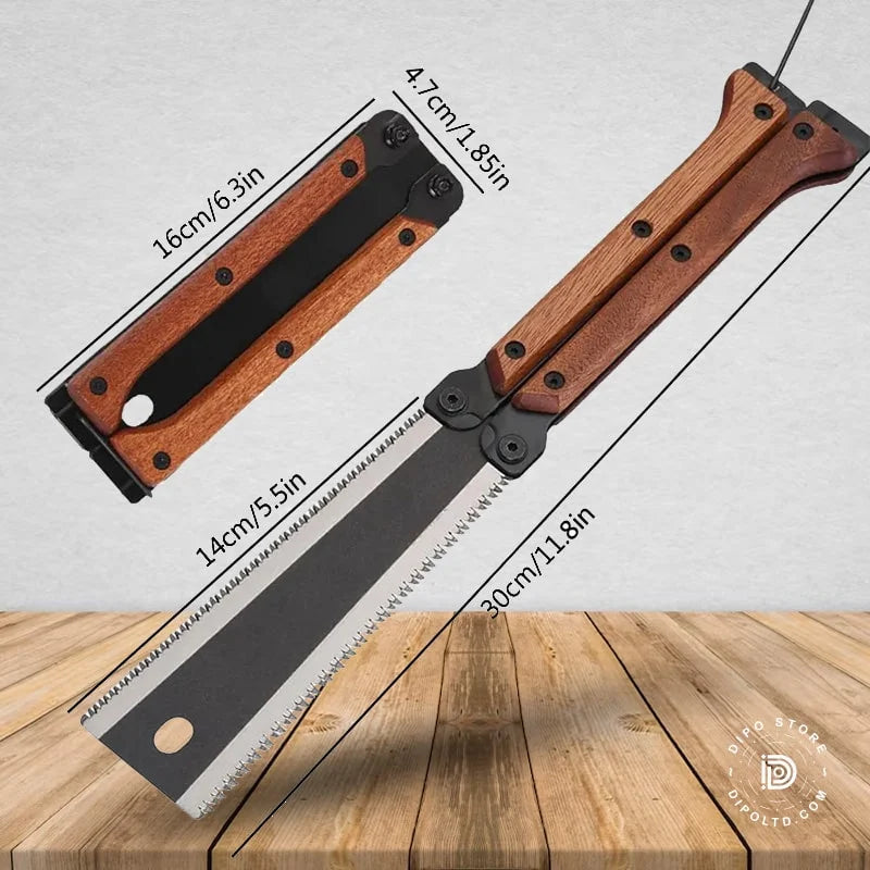 Double-Sided Folding Saw