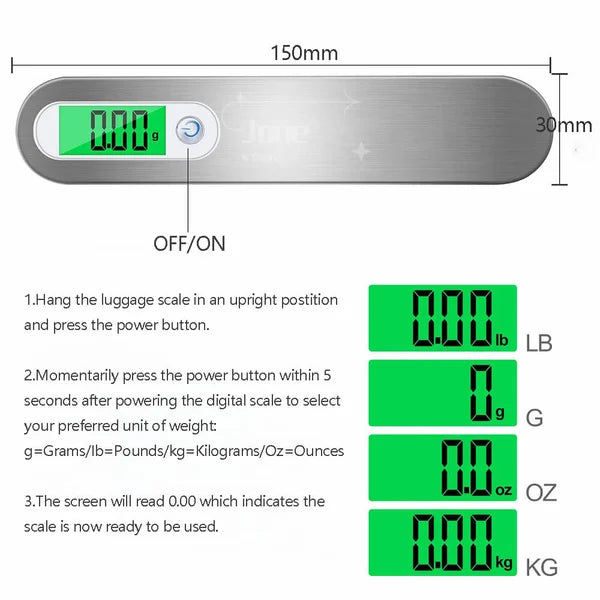 Household Multi-Function Portable Mini Electronic Scale