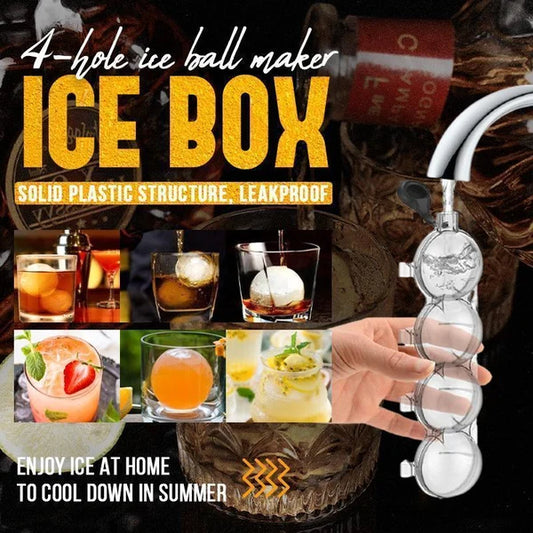 (🔥Summer Hot Sale 40% OFF)-hole ice ball maker 4-hole ice box