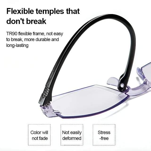 Intelligent zoom anti blue light presbyopia glasses