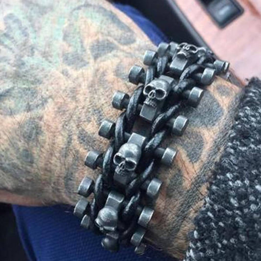 (🔥HOT SALE NOW 49% OFF) - Skeleton Chain Buckle Bracelet