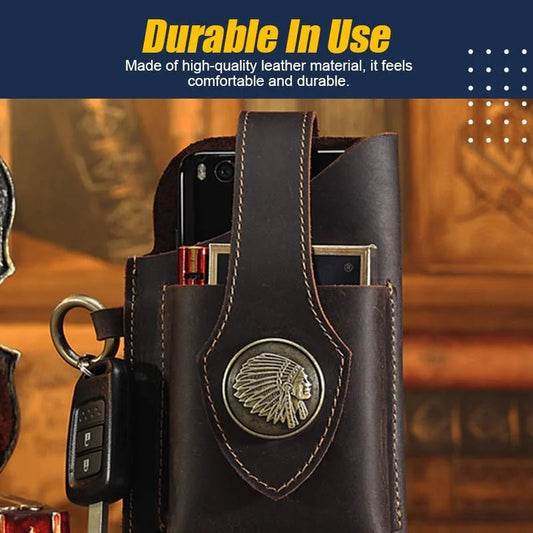 🔥Multifunctional Leather Mobile Phone Bag