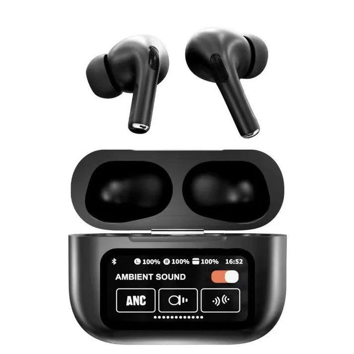 ANC Noise Cancellation Bluetooth Earphones TWS Bluetooth V5.4 Full Color Display Earphone Earbuds