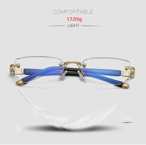 2023 NEW Rimless Reading Glasses Anti Blue Ray Lightweight Presbyopic Glasses 【HOT SALE-45%OFF🔥🔥🔥🔥🔥】