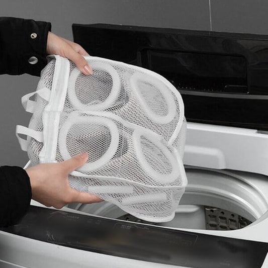 Household essentials-mesh laundry and shoe cleaning bag