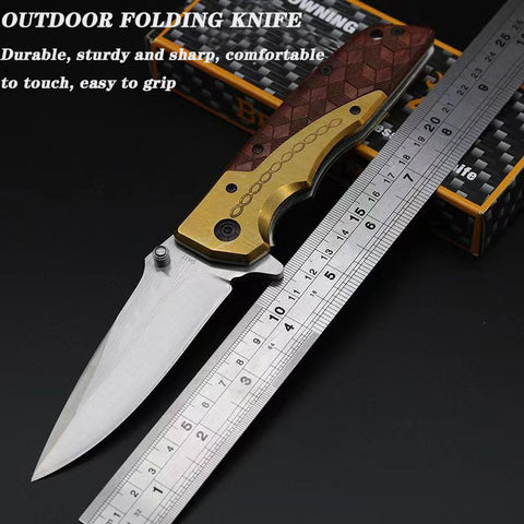 High Hardness Outdoor Camping Folding Knife - Made in Japan