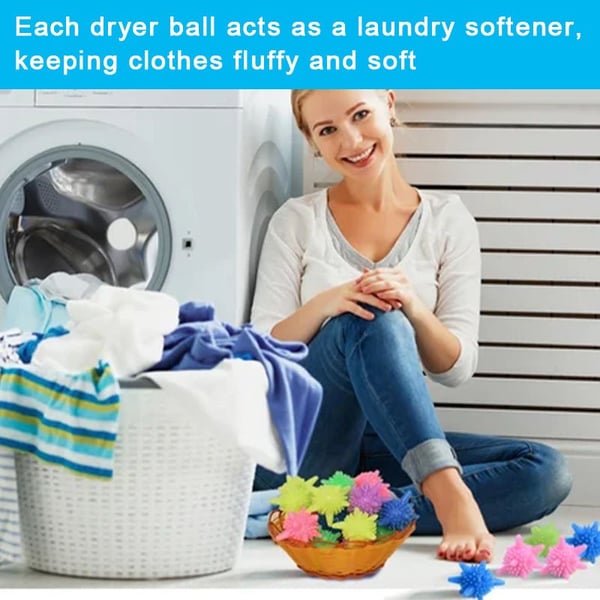 🌈Summer Hot Sale-48% off-(3pcs) Reusable Tangle-Free Laundry Scrubbing Balls-💥Buy More Save More