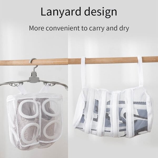 Household essentials-mesh laundry and shoe cleaning bag