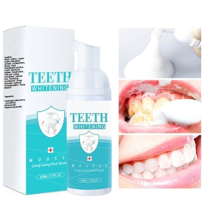 Latest👨‍⚕TEETH WHITENING MOUSSE🦷✨