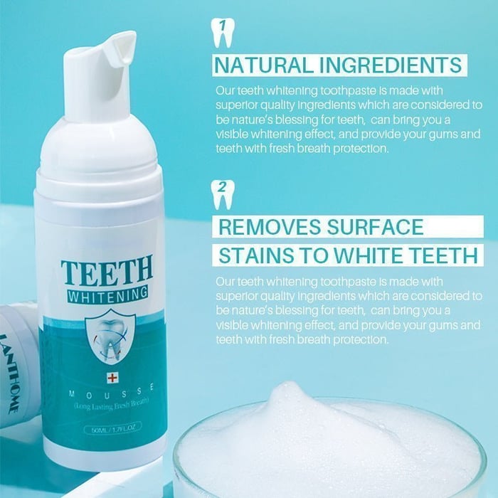 Latest👨‍⚕TEETH WHITENING MOUSSE🦷✨