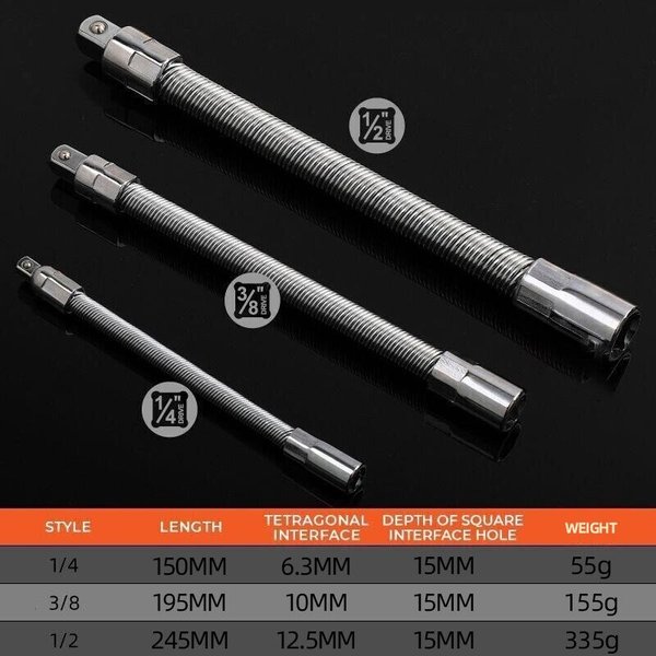 Electric Wrench Sleeve Universal Extension Rod【3 Day Delivery&Cash on delivery-HOT SALE-45%OFF🔥】