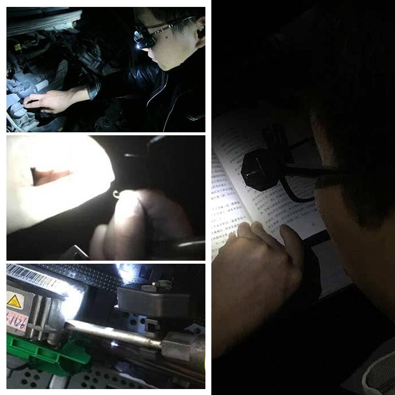 Led Glasses Clip-on Reading Light【HOT SALE-49%OFF🔥🔥🔥】