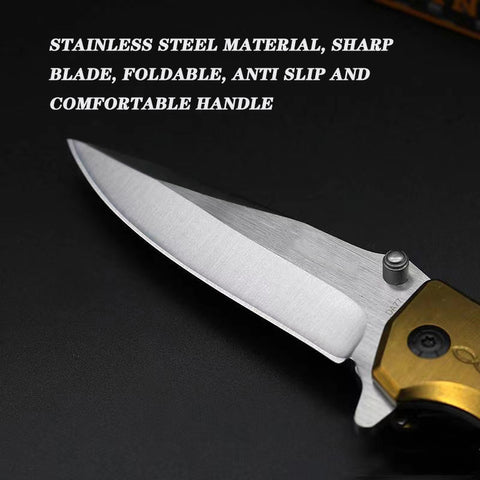 High Hardness Outdoor Camping Folding Knife - Made in Japan